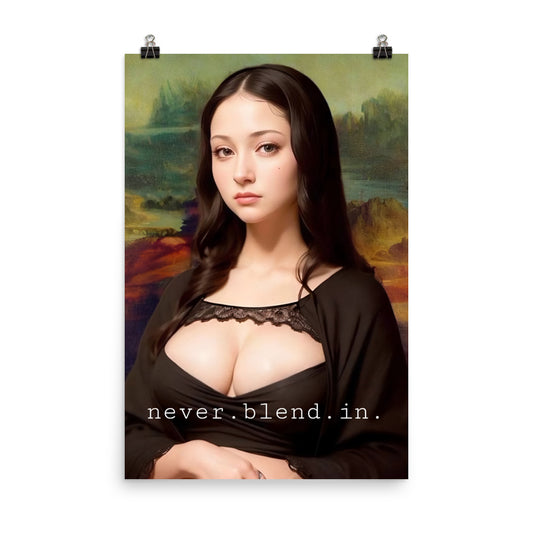 mona. (canvas)